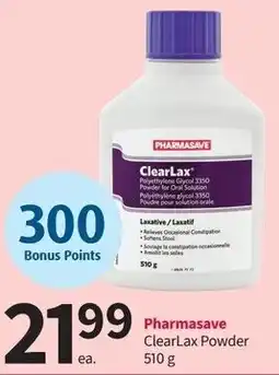 Pharmasave Pharmasave ClearLax Powder offer