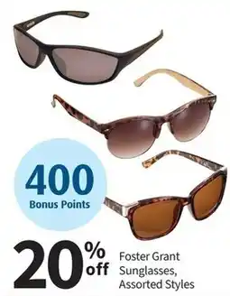 Pharmasave Foster Grant Sunglasses offer