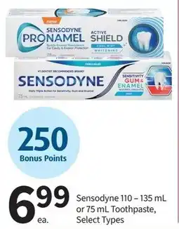 Pharmasave Sensodyne toothpaste offer