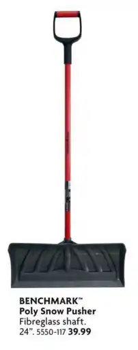 Home Hardware Benchmark poly snow pusher offer