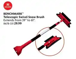 Home Hardware Benchmark telescopic swivel snow brush offer