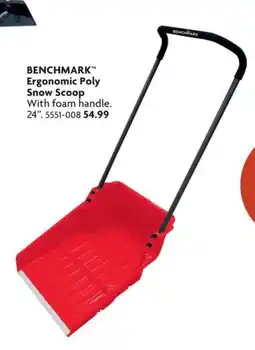 Home Hardware Benchmark ergonomic poly snow scoop offer