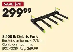 Princess Auto Debris Fork offer