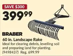 Princess Auto Braber 60 in. Landscape Rake offer