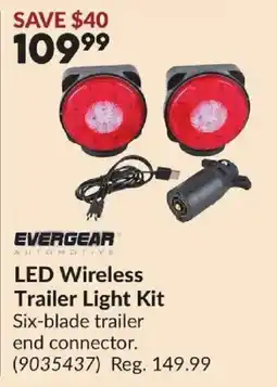 Princess Auto Evergear LED Wireless Trailer Light Kit offer