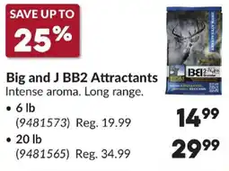 Princess Auto Big and J BB2 Attractants offer