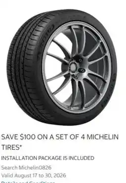 Costco Michelin tires offer