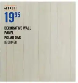 Canac Decorative Wall Panel Polar Oak offer