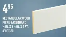 Canac Rectangular Wood Fibre Baseboard offer