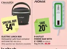 Canadian Tire Crockpot electric lunch box offer