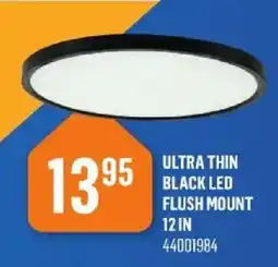 Canac Ultra thin black led flush mount offer