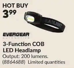 Princess Auto Evergear 3-Function COB LED Headlamp offer