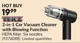 Princess Auto Tekz 2-in-1 Car Vacuum Cleaner offer