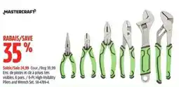 Canadian Tire Mastercraft 6-Pc High-Visibility Pliers and Wrench Set offer