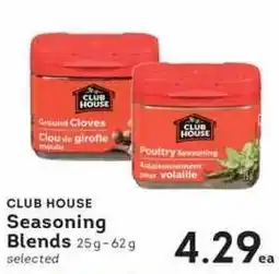 IGA Club House Seasoning Blends offer