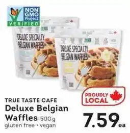 IGA True Taste Cafe Deluxe Belgian Waffles offer