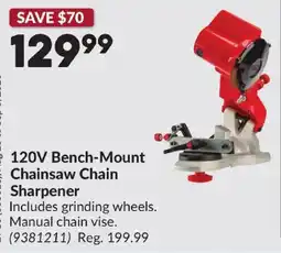 Princess Auto 120V Bench-Mount Chainsaw Chain Sharpener offer