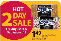 Pharmasave Scotties Facial Tissue offer