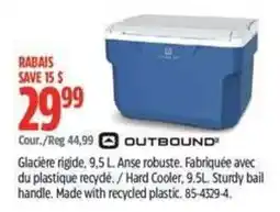 Canadian Tire Outbound hard cooler offer