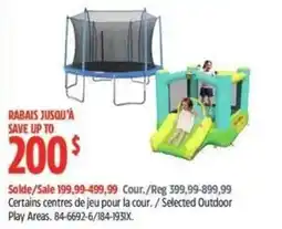 Canadian Tire Outdoor Play Areas offer