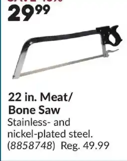 Princess Auto Meat/ Bone Saw offer