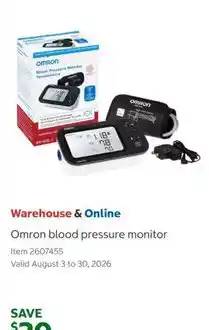 Costco Omron blood pressure monitor offer