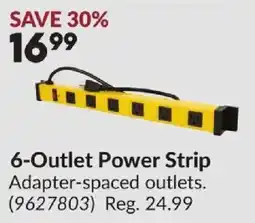 Princess Auto 6-outlet power strip offer