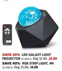 Canadian Tire Led galaxy light projector offer