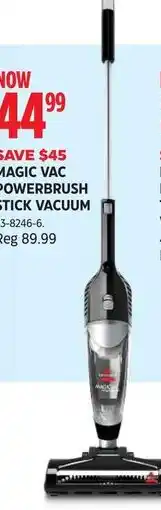 Canadian Tire Magic Vac Powerbrush Stick Vacuum offer