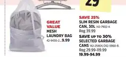 Canadian Tire Great Value mesh laundry bag offer