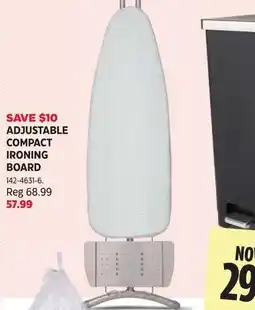 Canadian Tire Adjustable compact ironing board offer