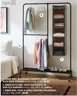 Canadian Tire Adjustable Garment Rack With Shoe Storage offer
