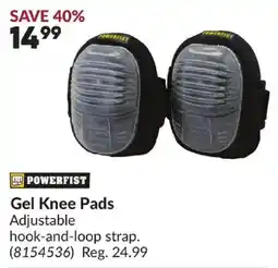 Princess Auto Powerfist gel knee pads offer