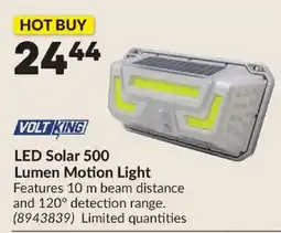 Princess Auto Volt King LED Solar 500 Lumen Motion Light offer