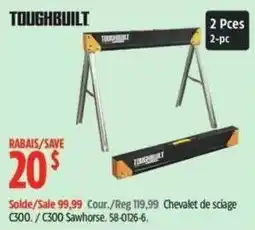 Canadian Tire Toughbuilt chevalet de sciage C300 / C300 Sawhorse offer