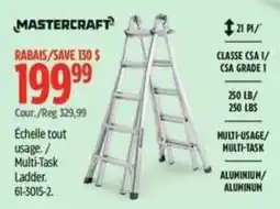 Canadian Tire Mastercraft multi-task ladder offer
