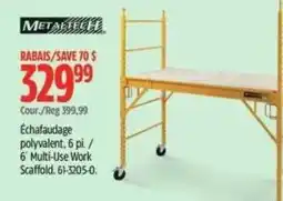 Canadian Tire Metatech 6' Multi-Use Work Scaffold offer