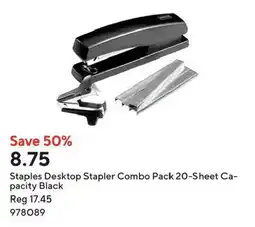 Staples Staples Desktop Stapler Combo Pack offer