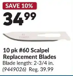Princess Auto Scalpel Replacement Blades offer