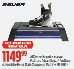 Canadian Tire Bauer ProSharp AdvantEdge Home Skate Sharpening Machine offer