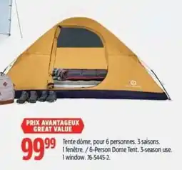 Canadian Tire Great Value 6-Person Dome Tent offer