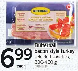 Loblaws Butterball bacon style turkey offer