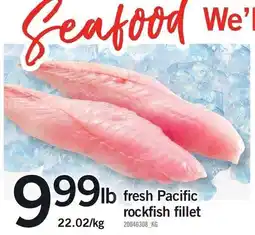 Loblaws fresh Pacific rockfish fillet offer