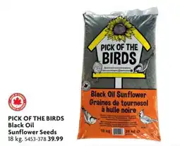 Home Hardware Pick of the birds black oil sunflower seeds offer