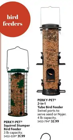 Home Hardware Perky-Pet squirrel stumper bird feeder offer