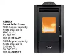 Home Hardware Ashley smart pellet stove offer