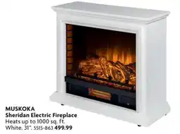 Home Hardware Sheridan Electric Fireplace offer