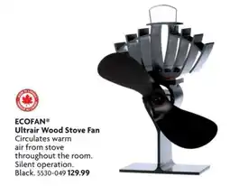 Home Hardware Ecofan ultrair wood stove fan offer