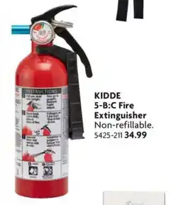 Home Hardware Kiddie 5-b:c fire extinguisher offer