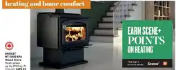Home Hardware Drolet HT-3000 EPA Wood Stove offer